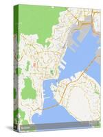Busan, Korea, Republic of Map-null-Stretched Canvas