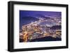 Busan, South Korea Aerial View at Night.-SeanPavonePhoto-Framed Photographic Print