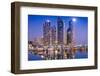 Busan, South Korea Skyline at Haeundae District.-SeanPavonePhoto-Framed Photographic Print