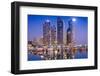 Busan, South Korea Skyline at Haeundae District.-SeanPavonePhoto-Framed Photographic Print