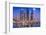 Busan, South Korea Skyline at Haeundae District.-SeanPavonePhoto-Framed Photographic Print