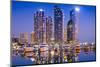 Busan, South Korea Skyline at Haeundae District.-SeanPavonePhoto-Mounted Photographic Print