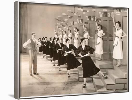 Busby Berkeley Dance Number-null-Framed Art Print