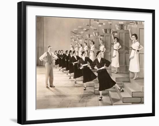 Busby Berkeley Dance Number-null-Framed Art Print