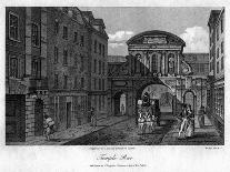 Temple Bar, London, 1805-Busby-Mounted Giclee Print