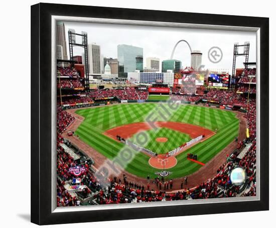 Busch Stadium - 2009 Opening Day-null-Framed Photographic Print