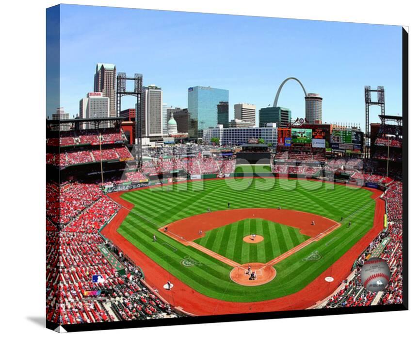 Busch Stadium Stretched Canvas Print At Allposters Com