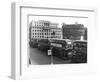 Buses at Trafalgar Squ-null-Framed Photographic Print