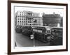 Buses at Trafalgar Squ-null-Framed Photographic Print