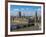 Buses Crossing Westminster Bridge by Houses of Parliament, London, England, United Kingdom, Europe-Walter Rawlings-Framed Photographic Print