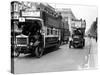 Buses Driven by Volunteers Seen Here in Oxford Street During the 10th Day of the General Strike-Staff-Stretched Canvas