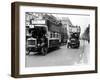 Buses Driven by Volunteers Seen Here in Oxford Street During the 10th Day of the General Strike-Staff-Framed Photographic Print