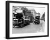 Buses Driven by Volunteers Seen Here in Oxford Street During the 10th Day of the General Strike-Staff-Framed Photographic Print