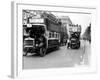 Buses Driven by Volunteers Seen Here in Oxford Street During the 10th Day of the General Strike-Staff-Framed Photographic Print