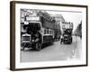 Buses Driven by Volunteers Seen Here in Oxford Street During the 10th Day of the General Strike-Staff-Framed Photographic Print