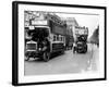 Buses Driven by Volunteers Seen Here in Oxford Street During the 10th Day of the General Strike-Staff-Framed Photographic Print