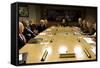Bush Administration Meets with Military Commanders at the Pentagon, Aug. 2007-null-Framed Stretched Canvas