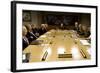 Bush Administration Meets with Military Commanders at the Pentagon, Aug. 2007-null-Framed Photo
