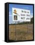 Bush Fire Warning Sign, Northern Territory, Australia-Steve & Ann Toon-Framed Stretched Canvas