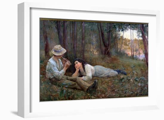 Bush Idyll, 1893-Frederick McCubbin-Framed Giclee Print