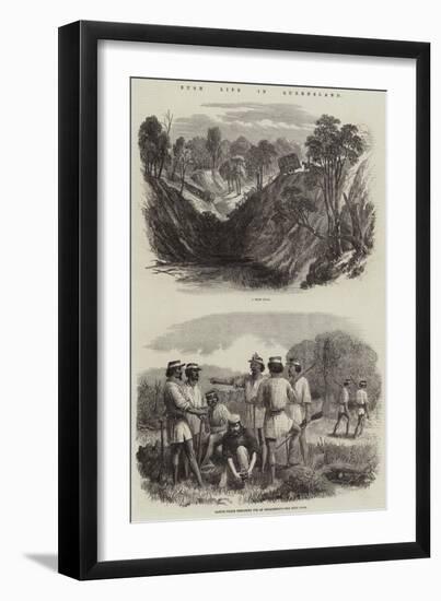 Bush Life in Queensland-null-Framed Giclee Print