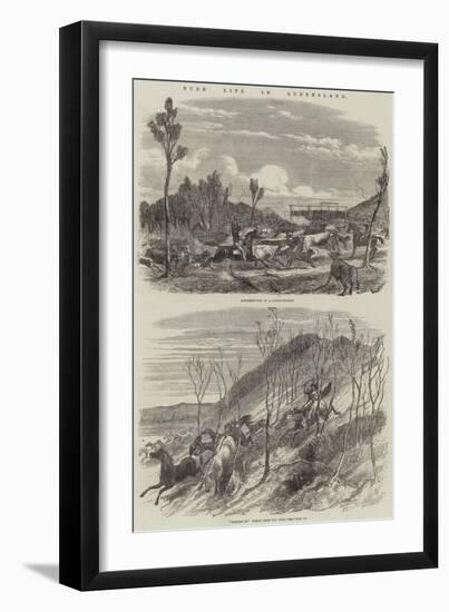 Bush Life in Queensland-Harrison William Weir-Framed Giclee Print