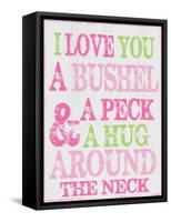 Bushel and A Peck-Taylor Greene-Framed Stretched Canvas
