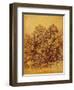 Bushes Shrubs by a Pond-null-Framed Giclee Print