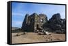 Bushiribana Gold Mine Ruins in Aruba, ABC Islands, Netherlands Antilles, Caribbean, Central America-Michael Runkel-Framed Stretched Canvas