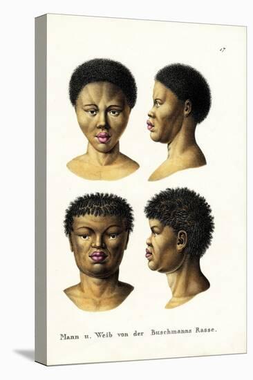 Bushmen, 1824-Karl Joseph Brodtmann-Stretched Canvas