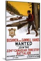Bushmen and Sawmill Hands Wanted-null-Mounted Art Print