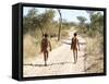 Bushmen Hunters, Kalahari Desert, Namibia-DmitryP-Framed Stretched Canvas