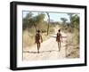 Bushmen Hunters, Kalahari Desert, Namibia-DmitryP-Framed Photographic Print