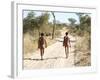 Bushmen Hunters, Kalahari Desert, Namibia-DmitryP-Framed Photographic Print