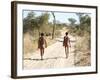 Bushmen Hunters, Kalahari Desert, Namibia-DmitryP-Framed Photographic Print