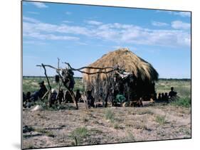 Bushmen, Kalahari, Botswana, Africa-Robin Hanbury-tenison-Mounted Photographic Print