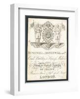 Bushnell, Honeywell and Co, Coach Builders and Harness Makers, Trade Card-null-Framed Giclee Print