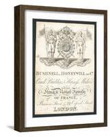 Bushnell, Honeywell and Co, Coach Builders and Harness Makers, Trade Card-null-Framed Giclee Print