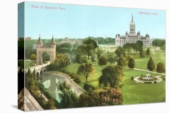 Bushnell Park, Hartford, Connecticut-null-Stretched Canvas