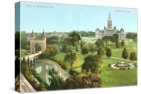 Bushnell Park, Hartford, Connecticut-null-Stretched Canvas