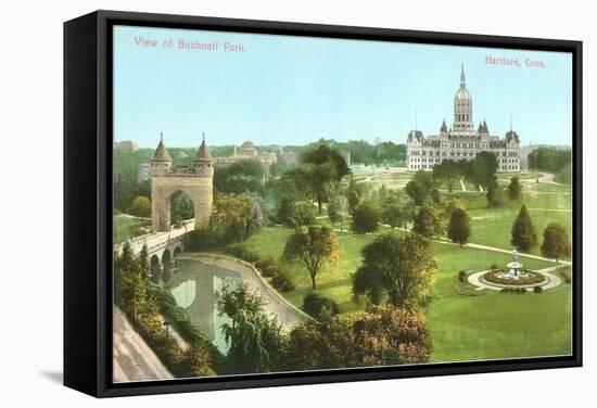 Bushnell Park, Hartford, Connecticut-null-Framed Stretched Canvas