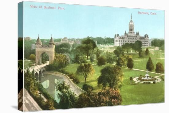 Bushnell Park, Hartford, Connecticut-null-Stretched Canvas