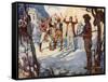 Bushrangers in Australia-Joseph Ratcliffe Skelton-Framed Stretched Canvas