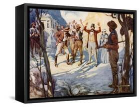 Bushrangers in Australia-Joseph Ratcliffe Skelton-Framed Stretched Canvas