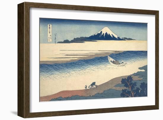 Bushu Tamagawa (The Tama River in Musashi Province)-Katsushika Hokusai-Framed Giclee Print