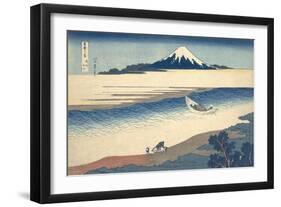 Bushu Tamagawa (The Tama River in Musashi Province)-Katsushika Hokusai-Framed Giclee Print