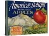 Business Americana Food; Fruit Crate Labels, Columbia Basin Orchards-null-Stretched Canvas