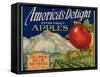 Business Americana Food; Fruit Crate Labels, Columbia Basin Orchards-null-Framed Stretched Canvas