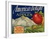 Business Americana Food; Fruit Crate Labels, Columbia Basin Orchards-null-Framed Art Print