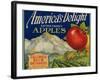 Business Americana Food; Fruit Crate Labels, Columbia Basin Orchards-null-Framed Art Print